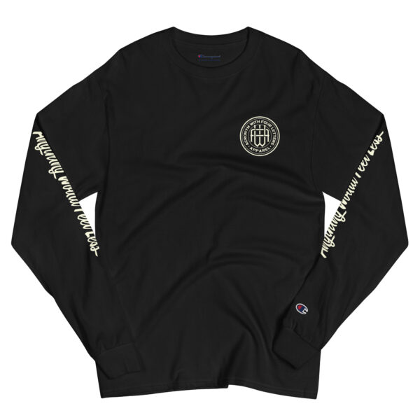 AWFL X Champion Black Long Sleeve