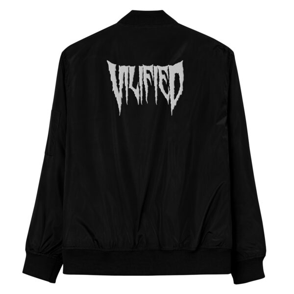 AWFL X THREADFAST BLACK BOMBER JACKET - Image 2