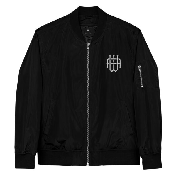 AWFL X THREADFAST BLACK BOMBER JACKET