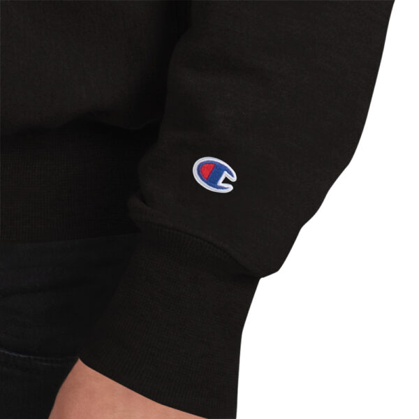 AWFL X Champion Black Sweatshirt - Image 2