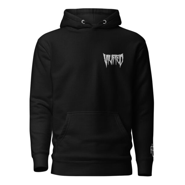 Vilified To Varified Black Streetwear Hoodie - Image 2